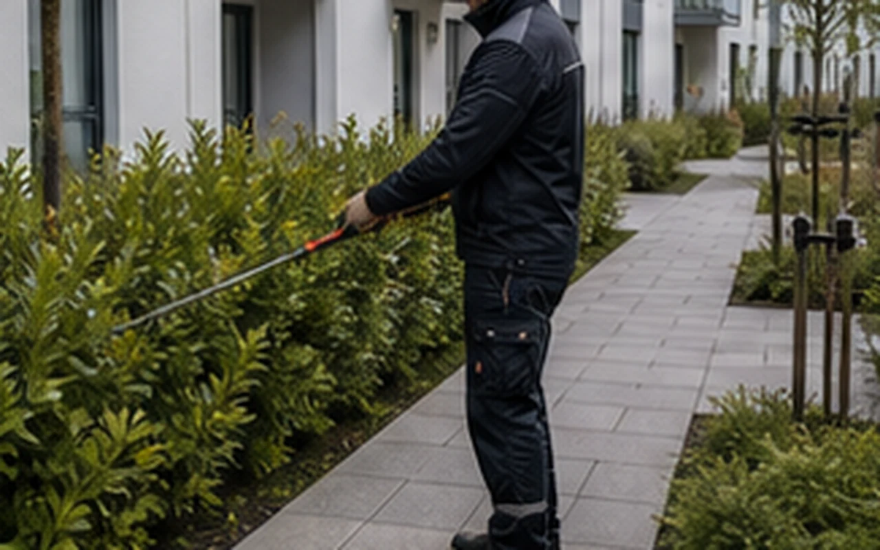 Laubgänge und Wegepflege bei FMFK Gartenpflege